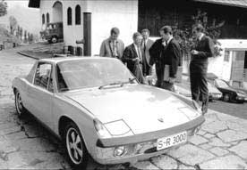 Porsche-914-Ferry-Porsche-with-his-VW-Porsche-914-8-1969